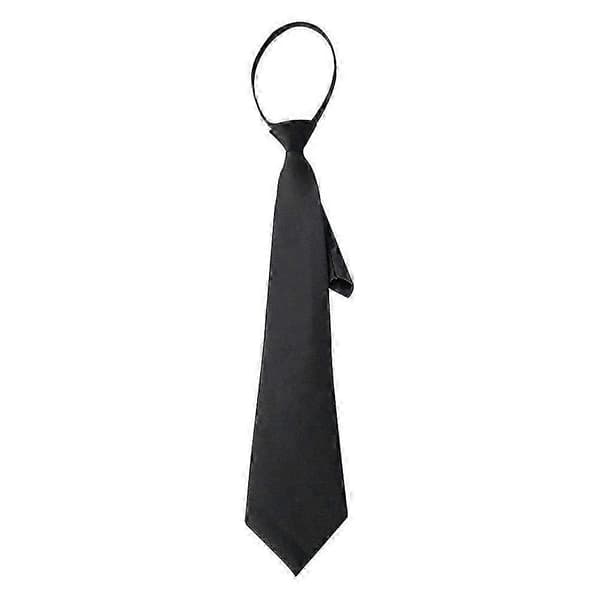 En elevs og sikkerheds, 40~44cm sort lynlås og doven slips black