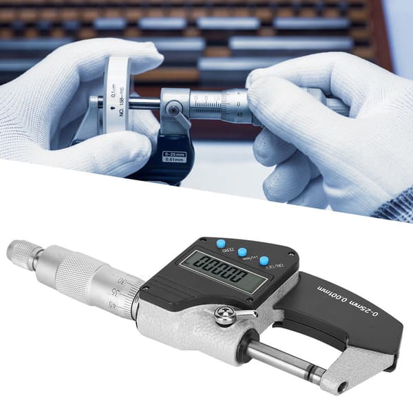 [RM] Large Digital Screen Micrometer 0.001mm Accuracy 0-25mm Outside Diameter Metric Imperial