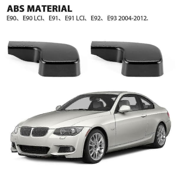 2x Vindrutetorkararmskydd Kompatibla med BMW E90, E91, E92 (Del #61617138990)