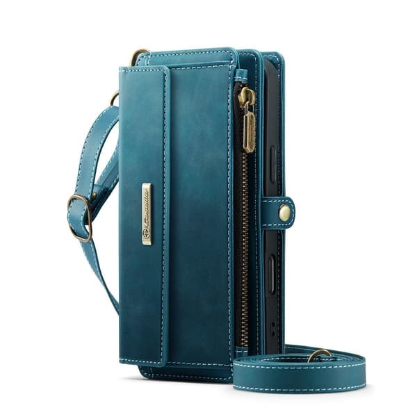 [RM](For Samsung A17) Multifunctional Leather Wallet with RFID Protection and Stand that Supports Wireless Charging grön