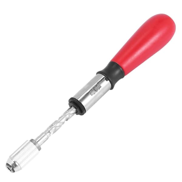 [RM]260MM Spiral Screwdriver Hand Pressing Ratchet Screwdriver with Slotted and Phillips Bits