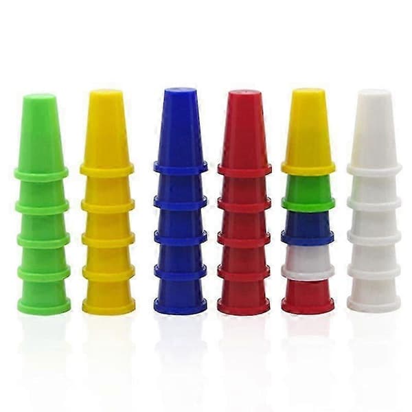 1 sæt magisk fingerspids fingerbøl farverige fingerbøl trylletricks kopper rekvisit Multicolor