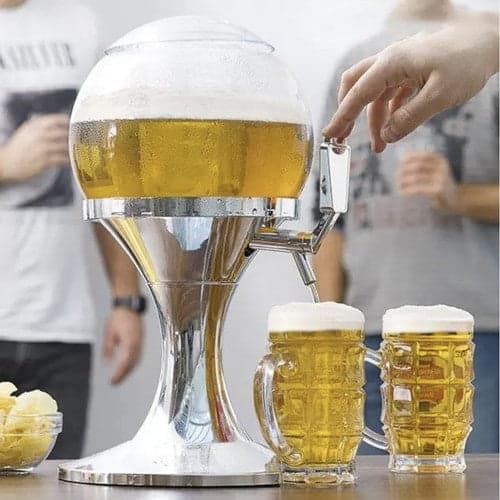 [RM]Drikkedispenser 3,5 L med isbeholder og låg, PP/silikone 1000
