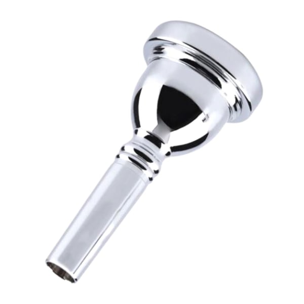 Litet mässing trombonmunstycke på stam