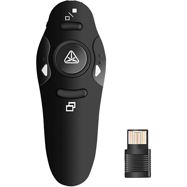 [RM]PowerPoint PPT 2.4GHz USB Wireless Remote Control with Red Laser Pointer for Teachers, Professors