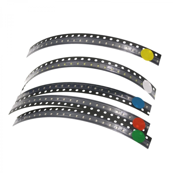 100x SMD LED Diodljus Elektroniska Komponenter 0603 Lysdioder