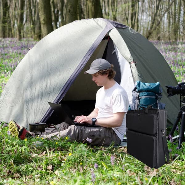 [RM]Strong Photovoltaic Panel Storage Bag with Shoulder Strap Suitable for 2 Panels