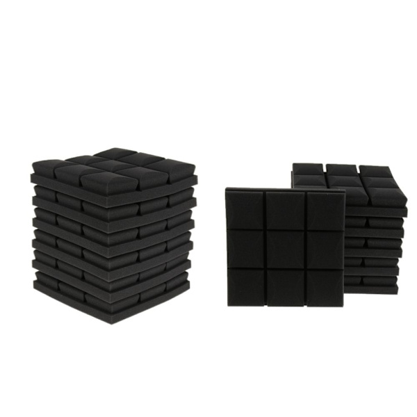 12x 2\"x 10\"X 10\" Akustikskum Paneler Vaddering Ljudisolering Block 9