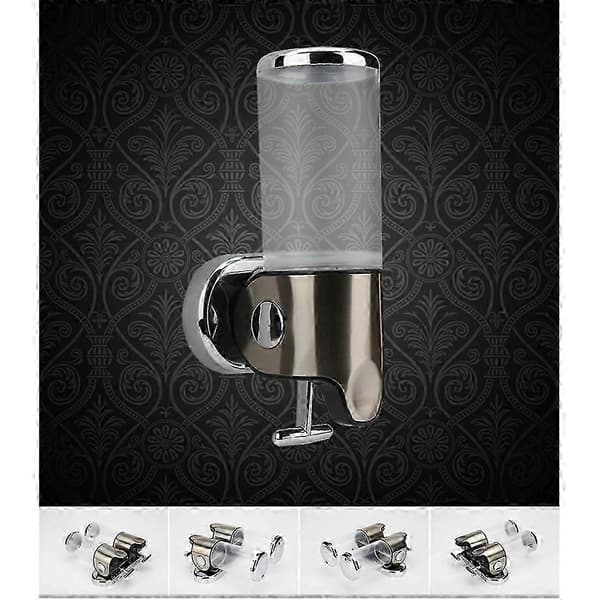 [RM]M-8009 Dobbelt-hoved Manuel Sæbedispenser Transparent