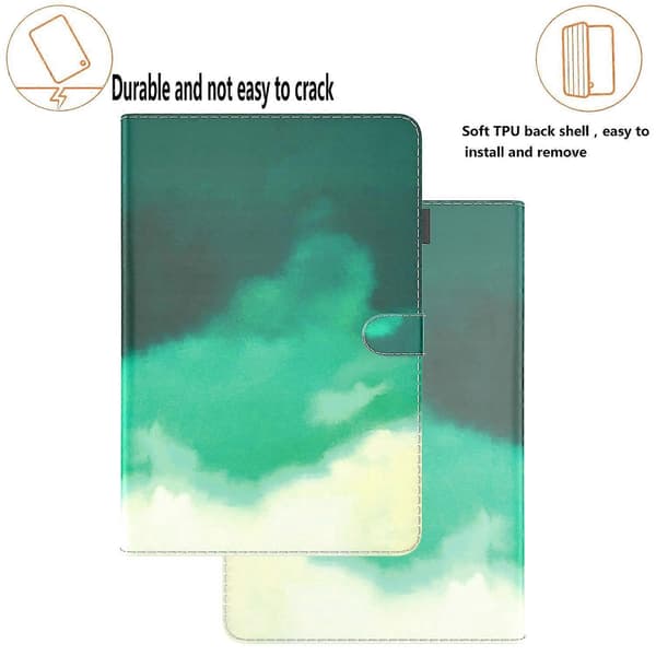 Fodral för Samsung Galaxy Tab A 10.1 2019 T515 / T510 Cyan Green