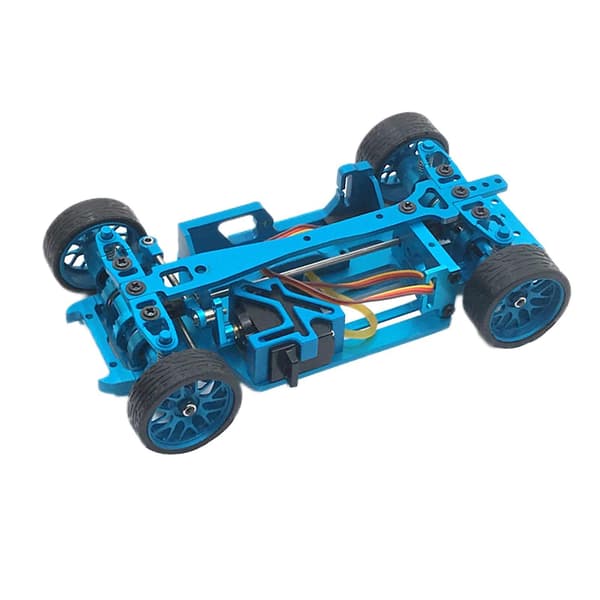 [RM]RC Model Chassis Ramme Opgradering DIY til Wltoys Mini Q RC Model Hobby Model blå