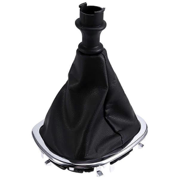 [RM] Gear Shift Boot Cover, Dustproof Boot, PU Leather Gear Shift Knob for Trafic III for Vivaro for Black