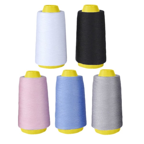 Set med 10 Polyester Sytrådar för Handsömnadsmaskin
