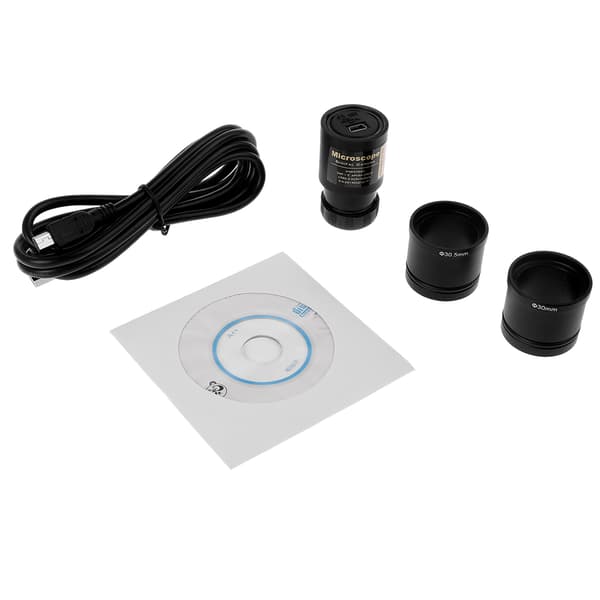 [RM] for HD CMOS 2.0 MP USB Electronic Eyepiece Microscope Camera Mounting Size 23.2mm with Ring Adapters 30mm 30.5mm