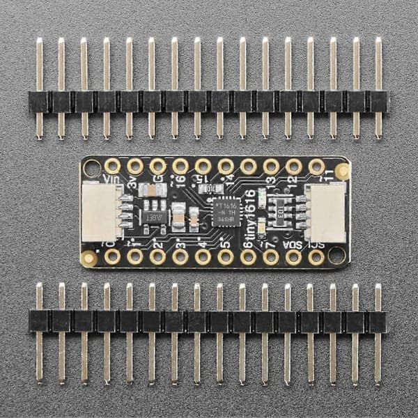 ATtiny1616 Breakout Board Seesaw Udviklingskort - Tiny1616 Breakout med Seesaw Black