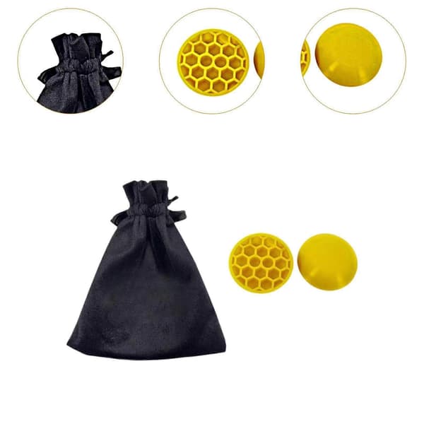 [RM]2x Golf Force Plates Nybörjarträningsutrustning Gummi Force Pedal Yellow Diameter 10.5cm