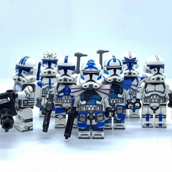 70 st Clone Trooper Commander Paratrooper Marines Nova Corps AT-RT Byggklossar Star Wars Karaktär Leksak Minifigurer