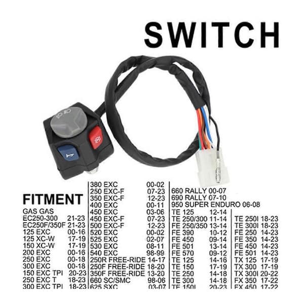 Headlight Horn Control Switch For KTM HUSABERG GASGAS EC250