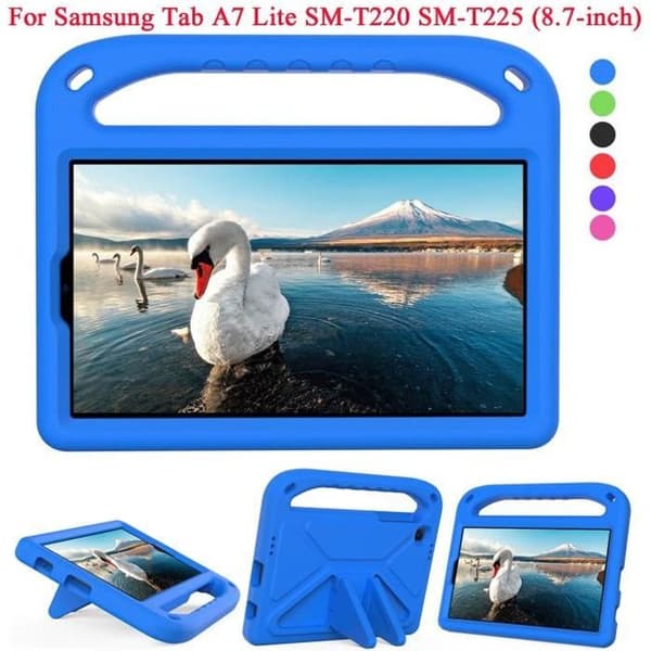 Etui - FRANCIS-R - Samsung Galaxy Tab A7 Lite - Støtsikkert - Sammenleggbart stativ - Barn