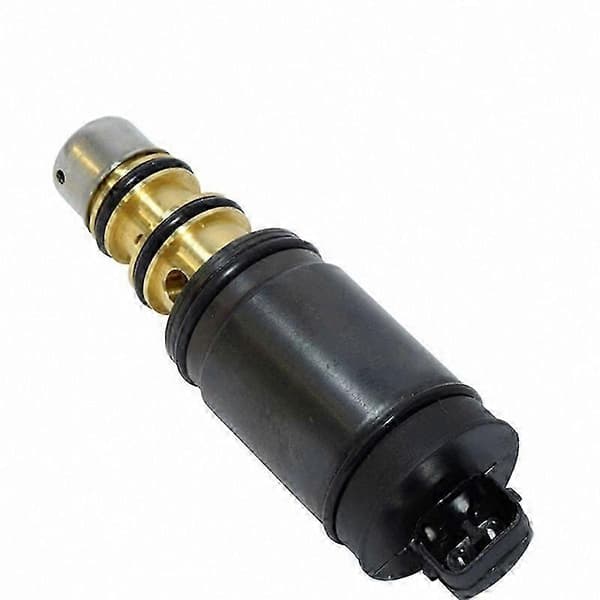 Elektronisk Kontrolventil til Bil AC Kompressor Solenoid System Black