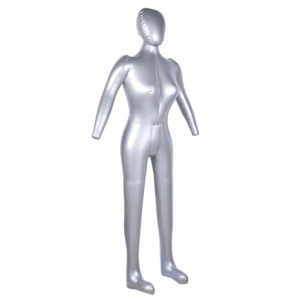[RM]165 cm Inflatable Mannequin Full Body Stand with Shoulder Display PVC Accessory Parts Replacement Tool