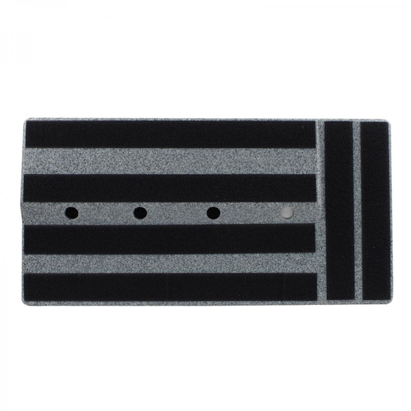 PE Plast Elgitarr Effektpedalbräda Tålig Strömförsörjning 50x25cm