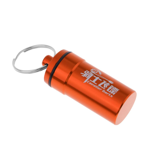 Bärbar dart flight saver skydd mjuk spets tillbehör förvaringslåda orange