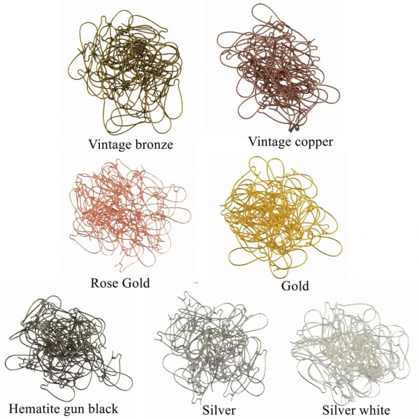 50 st gör-det-själv smycken att hitta franska örhängen krok 25 mm guld öron trådar
