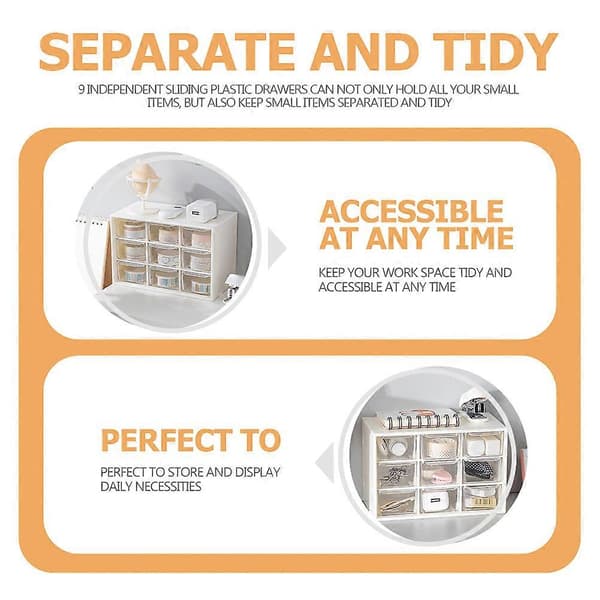 Makeup Organizer til Opbevaring med Skuffer