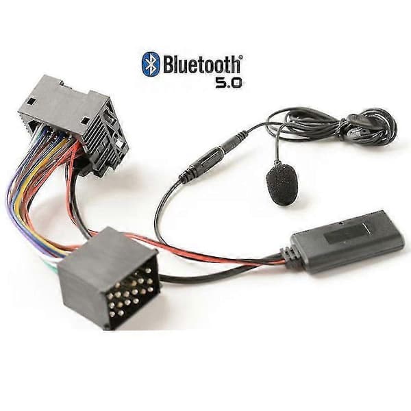 Luxora Bluetooth 50 Musik Audio Adapter Mikrofonkabel Til Bmw E36 E39 E46 E56 Mini Cooper Til Land Rover