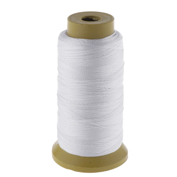 210d Polyester Allround Sytråd för Sömnadstillbehör, 1 Rulle, Vit