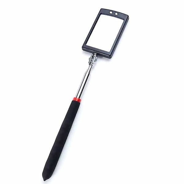 Inspektionsspegel LED-ljus Teleskopiska speglar 360° Rotation Mekanikerspegel Teleskophandtag