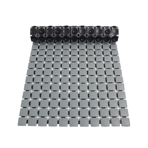 [RM]Non-Slip Rectangular Shower Mat 68 x 38.5cm Square with Suction Cups, ZQKLA