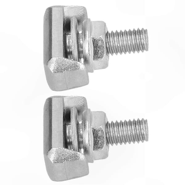 2-pak T-bolt batteriterminaler i rustfrit stål til Chevrolet 19116852 udskiftning
