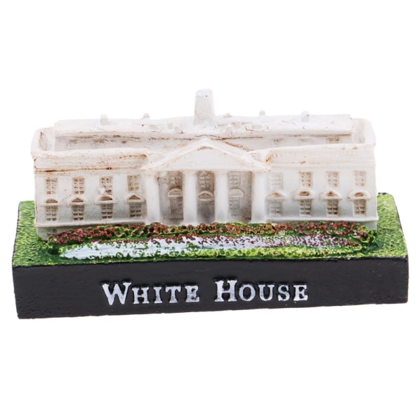 Resin staty Vita huset Washington Souvenir
