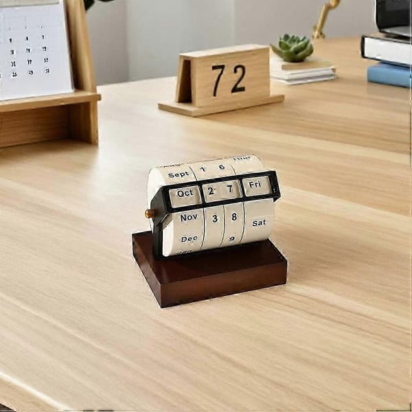 Justerbart ståbord med roterande kalender för klassrum och kontor 12.50X12.00X9.50CM