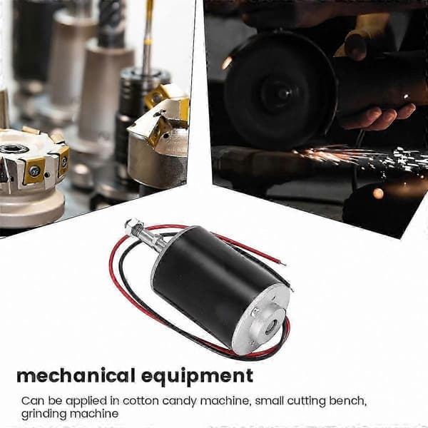Xd-3420 30W 12V 3000RPM Permanent Magnet DC Motor CW/CCW Black