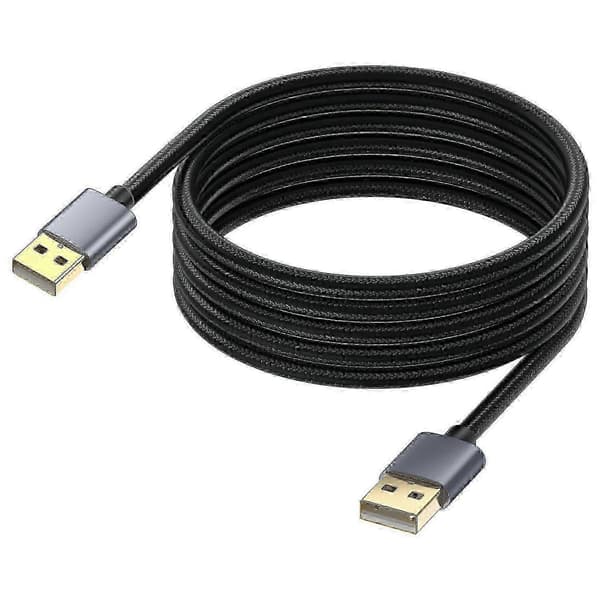 USB 2.0 Type A Han til Han Kabel Forlængerledning til Digitalkamera, Printer og Scanner med 5m Længde og 480Mbps Hastighed