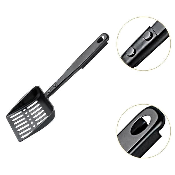 [RM] Eldstad Ask Sifter Metall Eldstad Skopa för Hushåll Trädgårdsarbete Eldstad Musta 32,5 cm x 11 cm x 3 cm