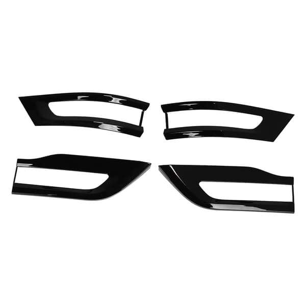4 stk. blank sort baglygteafdækning erstatning for Jeep Grand Cherokee 2014-2020