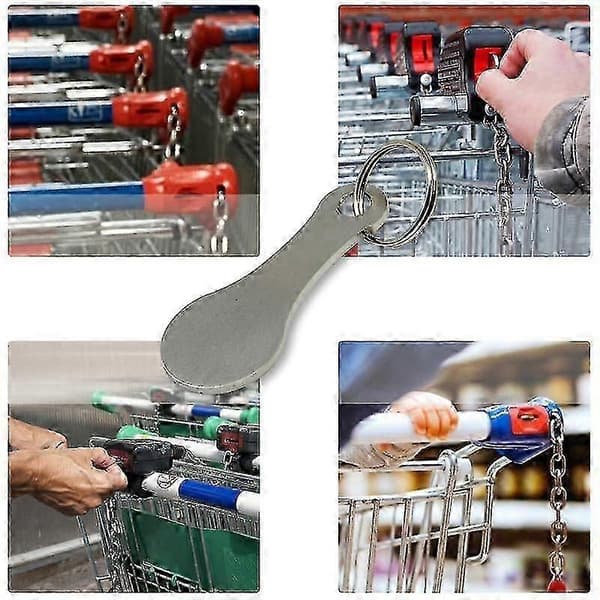 Indkøbsvogn Metal Nøglebrikker