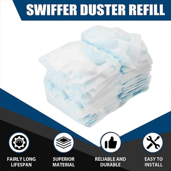 40 stk. støveklud-refiller, støveklud-refiller kompatible med Swiffer Duster