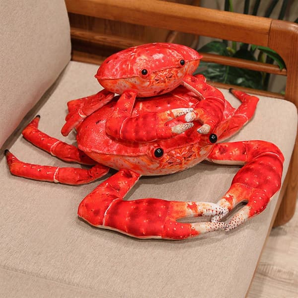 [RM]Härlig krabbformad mjukleksak designad för barnunderhållning och heminredning Swimmingcrab 35