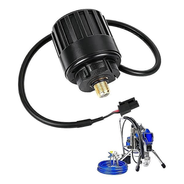 1 stk. 249005 Sprøjte Trykregulator Ventil Trykstyringsreguleringsventil til Graco Airless Sprøjte 190 LTS/ 210 ES Black