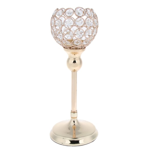 Bröllopsbankett Mittpunkt Votive Ljushållare Globe Pillar Globe 30cm - Guld Silver 300mm