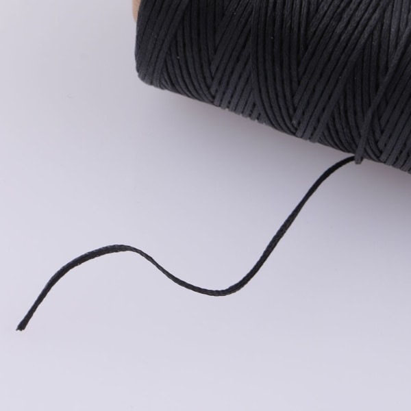 rulle 200m 210D vaxad polyestertråd för gör-det-själv-sömnad läder 1mm S05