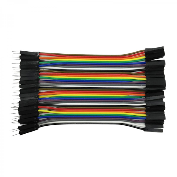 Dupont Kopplingskabel Experimentkort Kopplingskabel Sorterad Kit 40st H till H 30cm