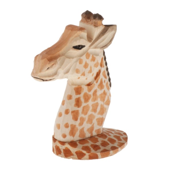 Glasögonställ i snidat trä, Glasögonställ, Displayställ 1 Giraff