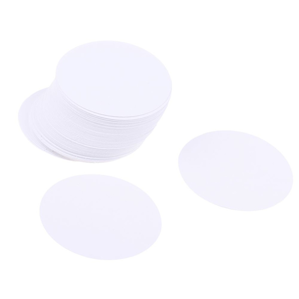 100 st runda pappersmönster för lapptäcke sömnadshantverk 38mm