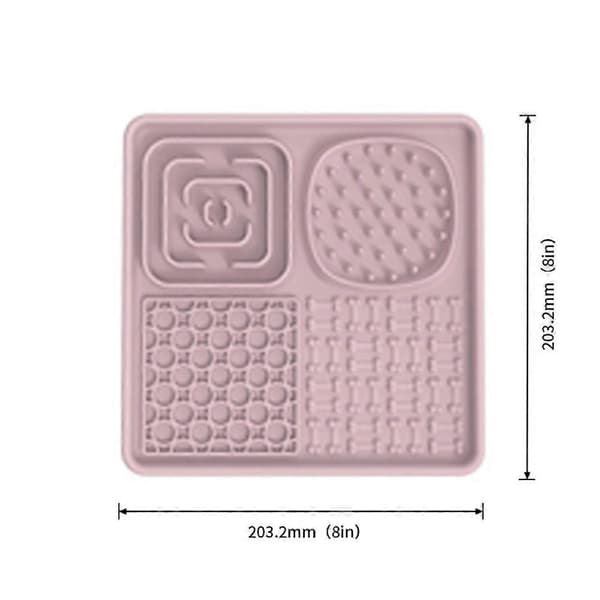 Långsam matare - Livsmedelsgodkänd silikon, rosa, 1 stycke